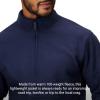 MARMOT Men’s Rocklin 1/2 Zip Jacket – Classic, Warm, Lightweight 100-Weight Fleece Layer(Arctic Navy)