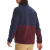 MARMOT Men’s Rocklin 1/2 Zip Jacket – Classic, Warm, Lightweight 100-Weight Fleece Layer(Arctic Navy/Port Royal)