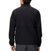MARMOT Men’s Rocklin 1/2 Zip Jacket – Classic, Warm, Lightweight 100-Weight Fleece Layer(Black)
