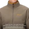 MARMOT Men’s Rocklin 1/2 Zip Jacket – Classic, Warm, Lightweight 100-Weight Fleece Layer(Claystone/Shale Grey)