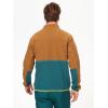 MARMOT Men’s Rocklin 1/2 Zip Jacket – Classic, Warm, Lightweight 100-Weight Fleece Layer(Hazel/Dark Jungle)