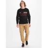 MARMOT Women’s Coastal Long-Sleeve T-Shirt – Screen Printed Graphic on Soft, Breathable, Eco-Friendly Cotton/Poly Blend(Black)