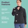 MARMOT Women’s Ether Driclime Hoody – Breathable, Comfortable, Packable Windbreaker Jacket with Hood(Black)