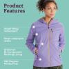 MARMOT Women’s Ether Driclime Hoody – Breathable, Comfortable, Packable Windbreaker Jacket with Hood(Paisley Purple)