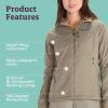 MARMOT Women’s Ether Driclime Hoody – Breathable, Comfortable, Packable Windbreaker Jacket with Hood(Vetiver)