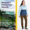 MARMOT Women’s Precip Eco Waterproof Anorak Rain Jacket – Breathable, Lightweight, Packable Pullover Raincoat(Tide Blue/Arctic Navy)