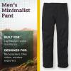 Marmot Men’s Gore-TEX Minimalist Rain Pant – Packable, Breathable, Durable Wind & Water Protection(Black)