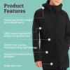 Marmot Women’s Essential Lightweight, Waterproof, Gore-tex Jacket(Black)