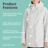 Marmot Women’s Essential Lightweight, Waterproof, Gore-tex Jacket(Bright Steel)
