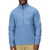 MARMOT Men’s Rocklin 1/2 Zip Jacket – Classic, Warm, Lightweight 100-Weight Fleece Layer(Rain Cloud)