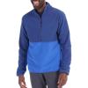 MARMOT Men’s Rocklin 1/2 Zip Jacket – Classic, Warm, Lightweight 100-Weight Fleece Layer(Twilight Blue/Trail Blue)