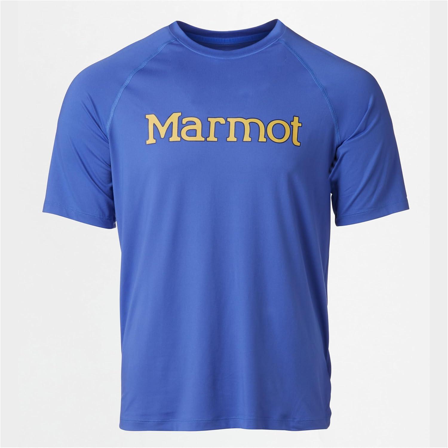 imageMARMOT Mens Windridge Graphic Short Sleeve ShirtTrail Blue