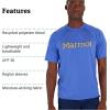 MARMOT Men’s Windridge Graphic Short Sleeve Shirt(Trail Blue)