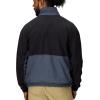MARMOT Men’s Retro Rocklin 1/2 Fleece Jacket, Black/Thunderhead, Medium