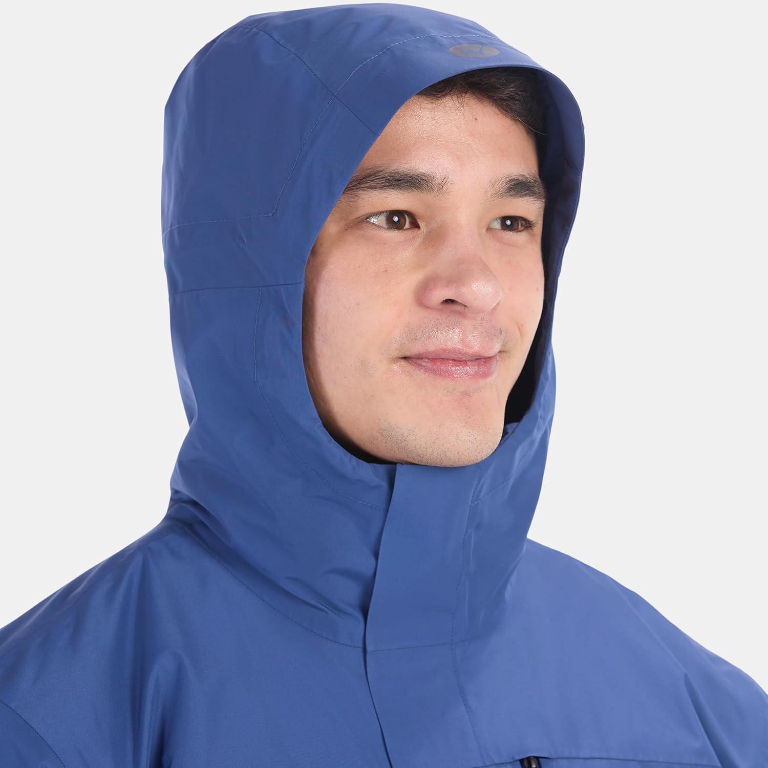 imageMARMOT Mens Ramble 3in1 Component Jacket Recycled Waterproof Shell with Hood and Removable Insulated Thermal R LinerTwilight Blue Latest Collection