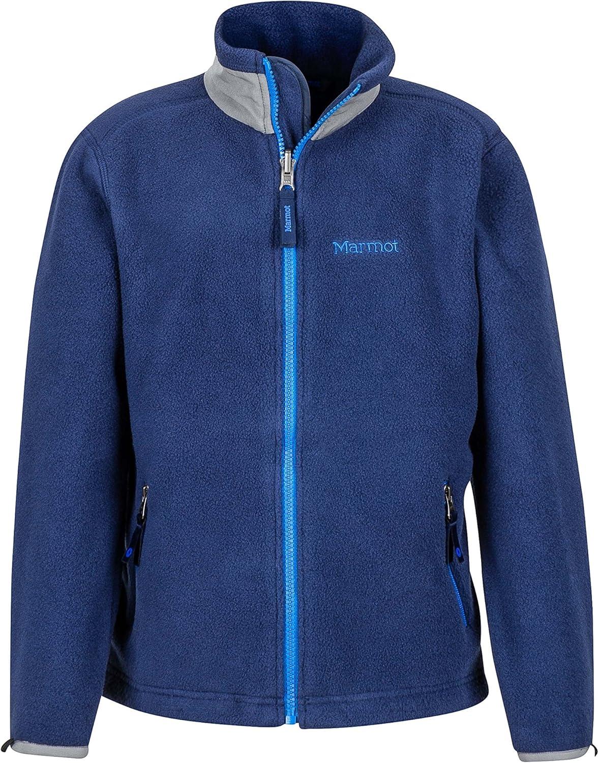 imageMARMOT boys Northshore Waterproof Hooded Rain Jacket With Removable Fleece LinerArctic NavyTrue Blue