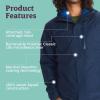 MARMOT Men’s Ramble 3-in-1 Component Jacket – Recycled Waterproof Shell with Hood and Removable Insulated Thermal R Liner(Arctic Navy)
