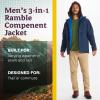 MARMOT Men’s Ramble 3-in-1 Component Jacket – Recycled Waterproof Shell with Hood and Removable Insulated Thermal R Liner(Arctic Navy)