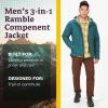 MARMOT Men’s Ramble 3-in-1 Component Jacket – Recycled Waterproof Shell with Hood and Removable Insulated Thermal R Liner(Dark Jungle)