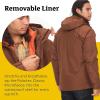 MARMOT Men’s Ramble 3-in-1 Component Jacket – Recycled Waterproof Shell with Hood and Removable Insulated Thermal R Liner(Pinecone)