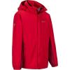 MARMOT boys Northshore Waterproof Hooded Rain Jacket With Removable Fleece Liner(Team Red/Brick)