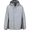 MARMOT boys Northshore Waterproof Hooded Rain Jacket With Removable Fleece Liner(Grey Storm/Cinder)