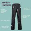 Marmot Kid’s Precip Eco Waterproof Rain Pant – 100% Recycled, Breathable, Lightweight, Packable Protection(Black)