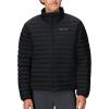 MARMOT Men’s Echo Featherless Jacket – Lightweight Down-Alternative Puffer(Black – Latest Collection)