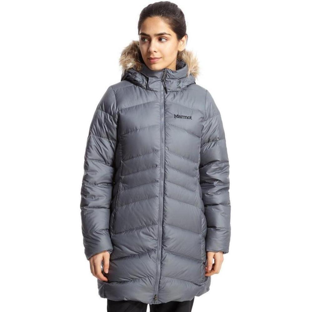 imageMARMOT womens Womens Montreal Midthigh Length Down Puffer JacketGray