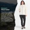 MARMOT Women’s Ithaca Jacket – 700-Fill Down-Insulated, Water-Resistant Coat with Zip-Off Hood and Removable Fur Ruff(Papyrus)