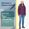 MARMOT Women’s Ithaca Jacket – 700-Fill Down-Insulated, Water-Resistant Coat with Zip-Off Hood and Removable Fur Ruff(Purple Fig)