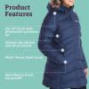 MARMOT womens Women’s Montreal Mid-thigh Length Down Puffer Jacket(Arctic Navy)