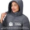MARMOT womens Women’s Montreal Mid-thigh Length Down Puffer Jacket(Steel Onyx)