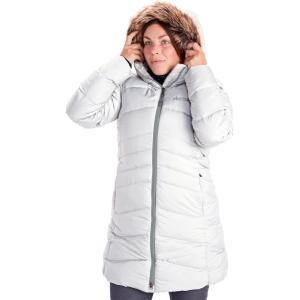 MARMOT womens Women’s Montreal Mid-thigh Length Down Puffer Jacket(Glacier Grey)