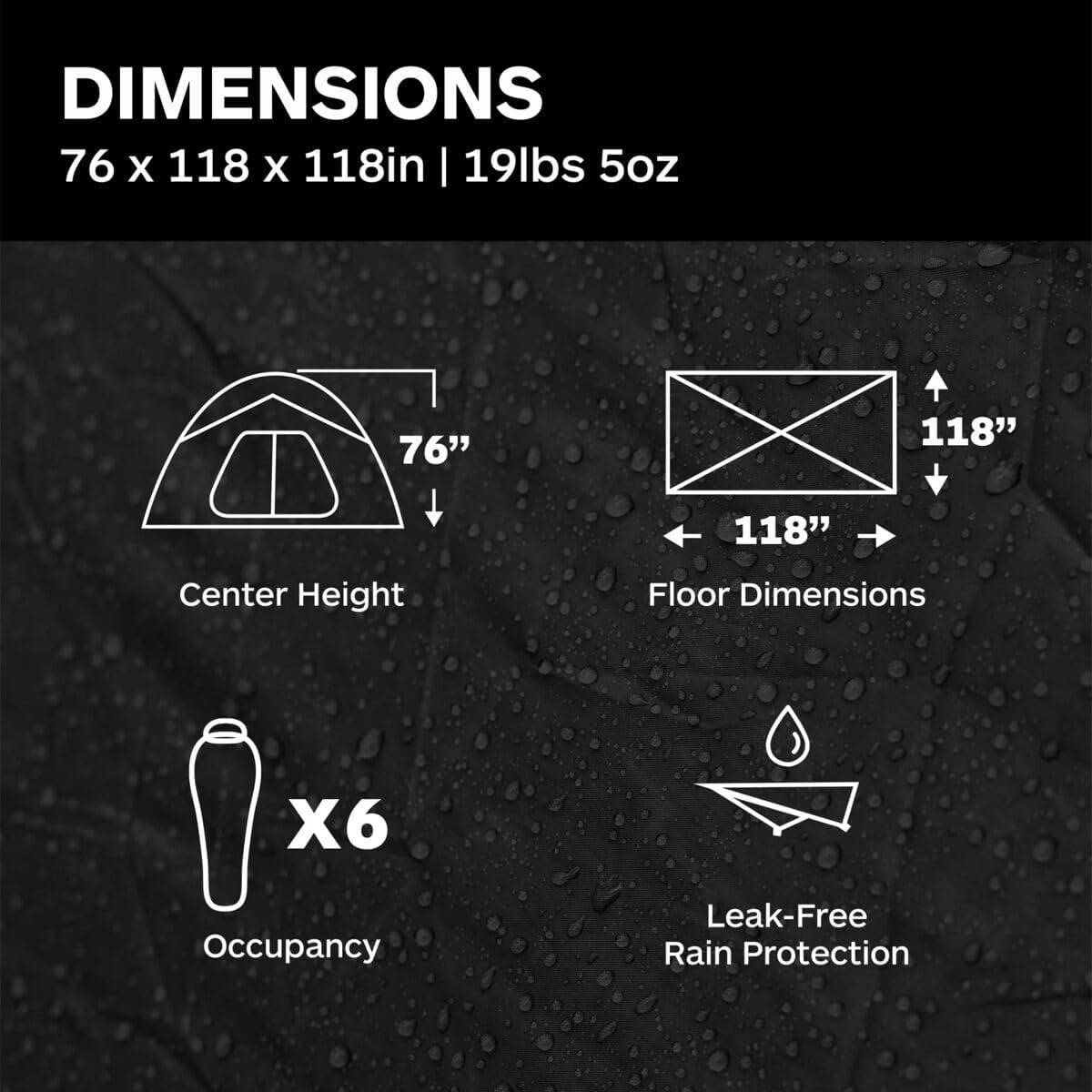 imageMarmot Halo Tent 6Person 3SeasonTangeloRusted Orange