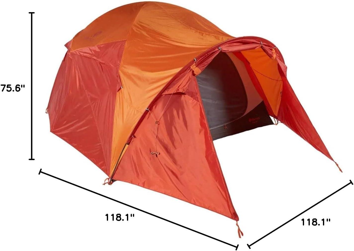 imageMarmot Halo Tent 6Person 3SeasonTangeloRusted Orange