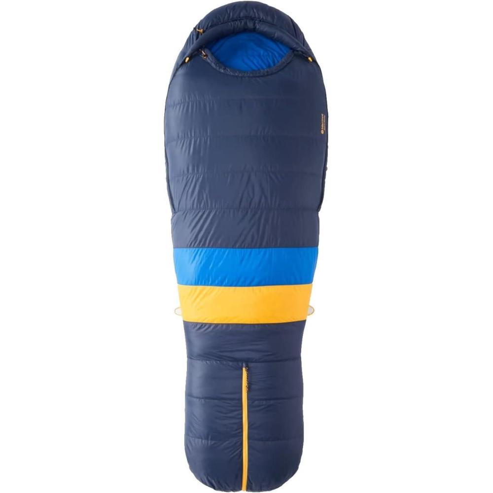 imageMARMOT Womens Ouray 0 Sleeping Bag 650 Fill Down for Camping amp BackpackingArctic NavyDark Azure