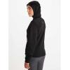 MARMOT Women’s Olden Polartec Fleece Hoody – Breathable Stretch Fabric, Zip-Up Fleece Jacket with Hood & Thumbholes(Black)