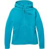 MARMOT Women’s Olden Polartec Fleece Hoody – Breathable Stretch Fabric, Zip-Up Fleece Jacket with Hood & Thumbholes(Enamel Blue)