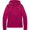 MARMOT Women’s Olden Polartec Fleece Hoody – Breathable Stretch Fabric, Zip-Up Fleece Jacket with Hood & Thumbholes(Wild Rose)