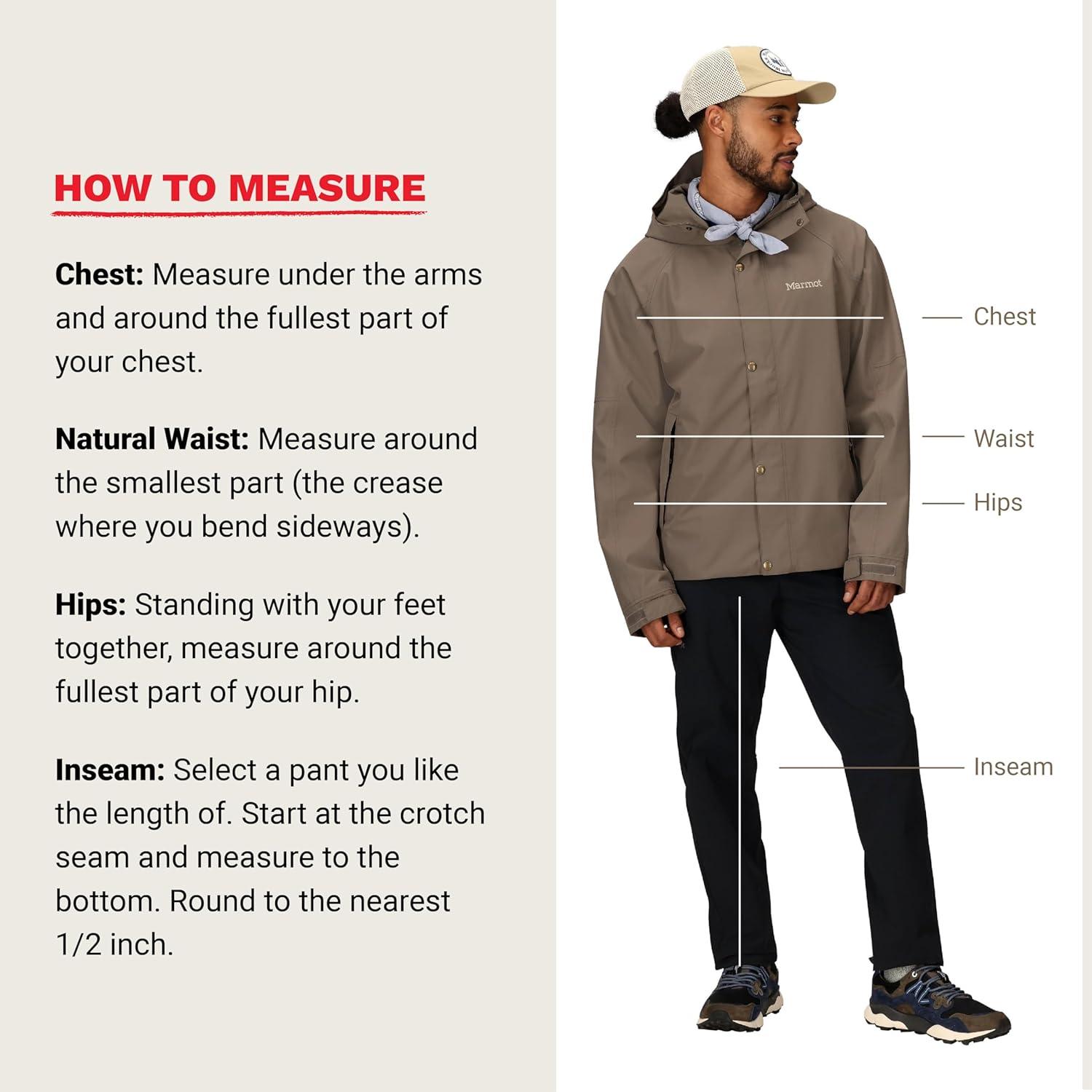 imageMARMOT Mens Cascade Durable amp Waterproof Rain JacketClaystone
