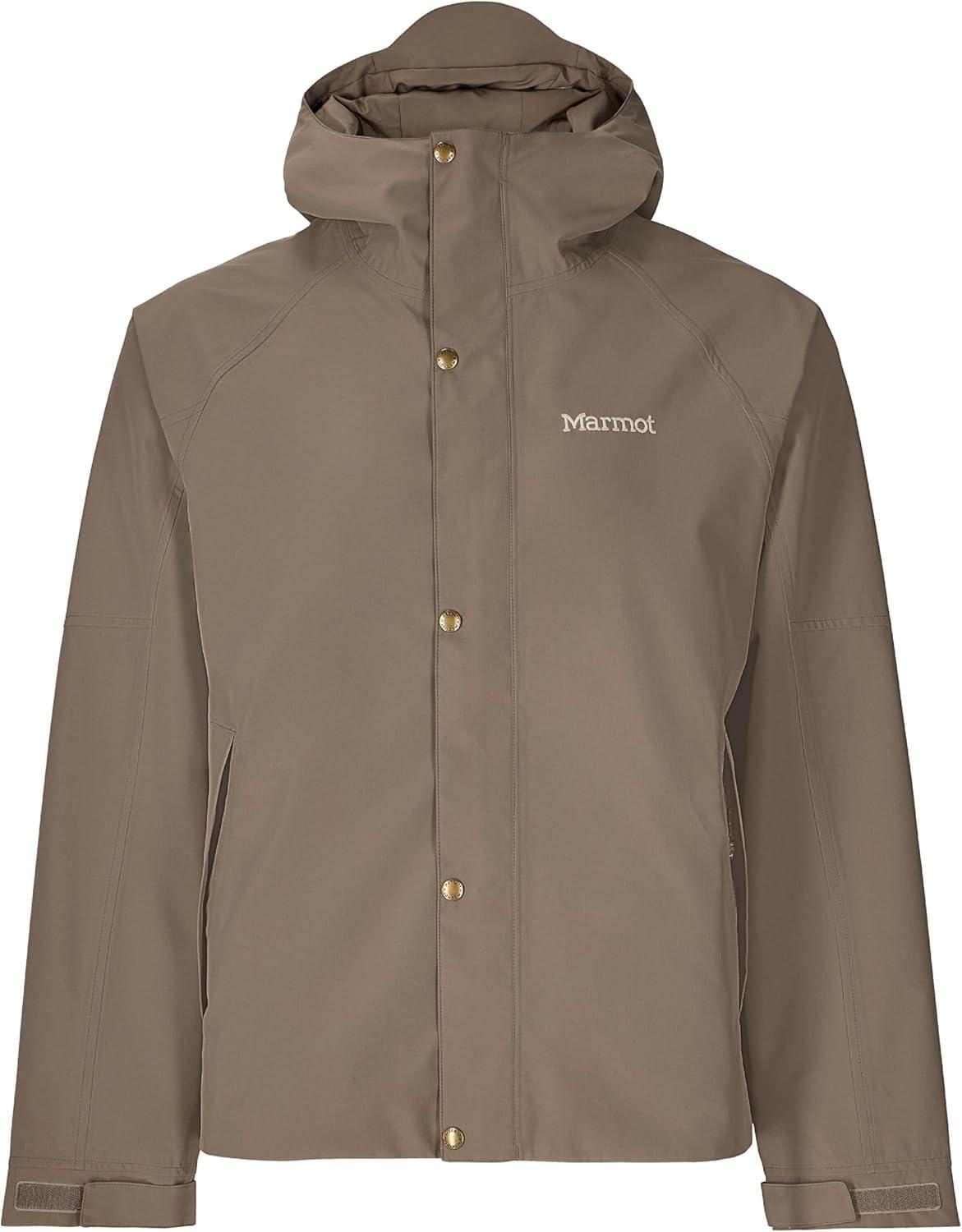 imageMARMOT Mens Cascade Durable amp Waterproof Rain JacketClaystone