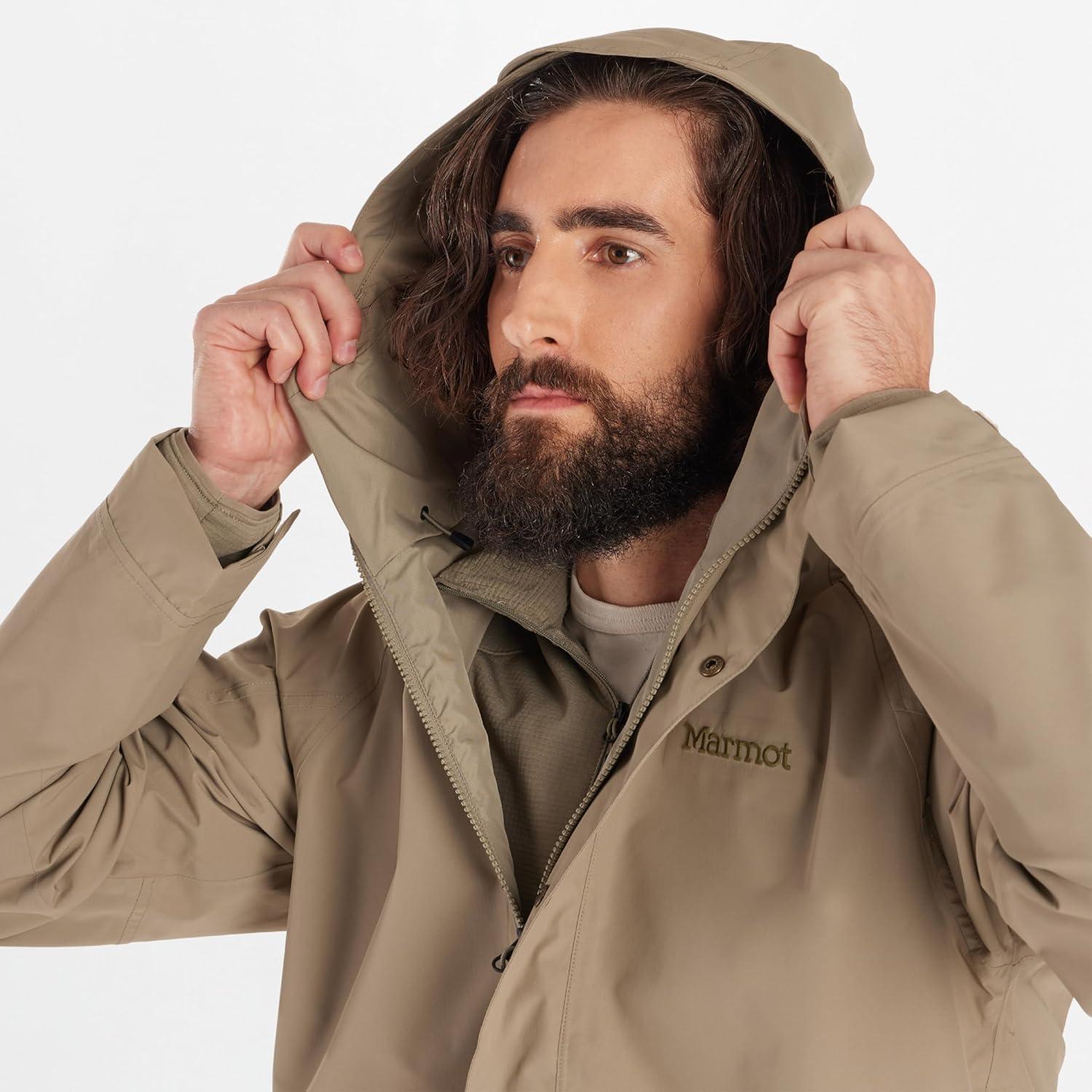 imageMARMOT Mens Cascade Durable amp Waterproof Rain JacketVetiver