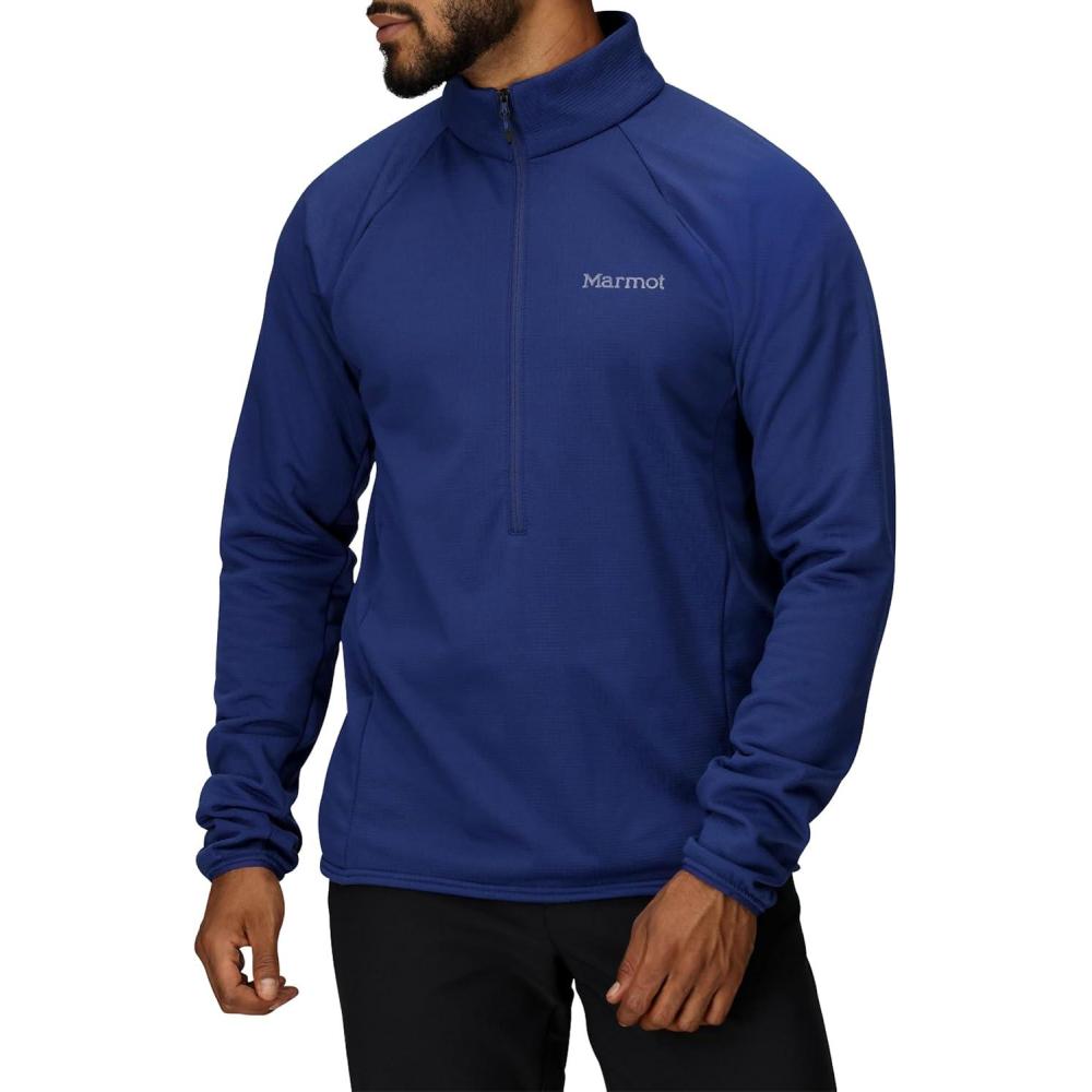 imageMARMOT mens Leconte Fleece 12 ZipTwilight Blue