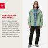 MARMOT Men’s Cascade Durable & Waterproof Rain Jacket(Agate Green)
