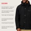 MARMOT Men’s Cascade Durable & Waterproof Rain Jacket(Black)