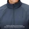 MARMOT mens Leconte Fleece 1/2 Zip(Thunderhead)