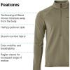 MARMOT mens Leconte Fleece 1/2 Zip(Vetiver)