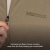 MARMOT mens Leconte Fleece 1/2 Zip(Vetiver)