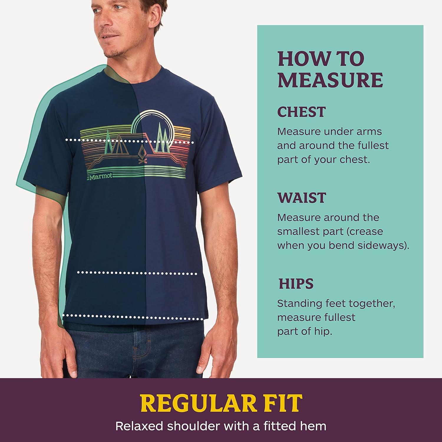 imageMarmot Mens Marmot Logo TShirtsBivouac Foliage